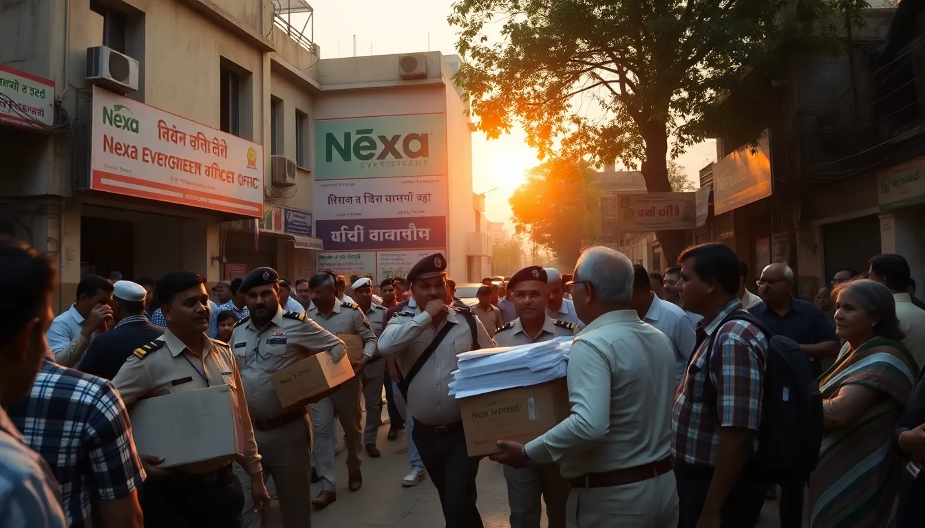 ED Raids Nexa Evergreen in Major Money Laundering Case