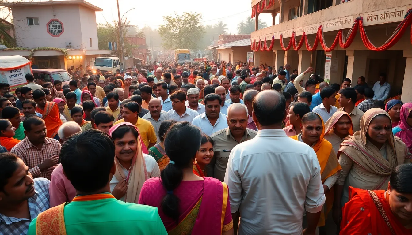 Excitement in Banaskantha as Gram Panchayat Counting Begins