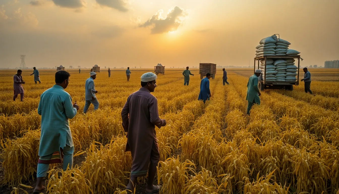 Farmers in Banaskantha District Busy Harvesting Millet Amid Weather Challenges