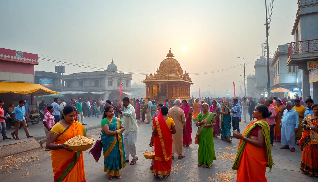 Food Distribution at 143rd Rath Yatra in Patan