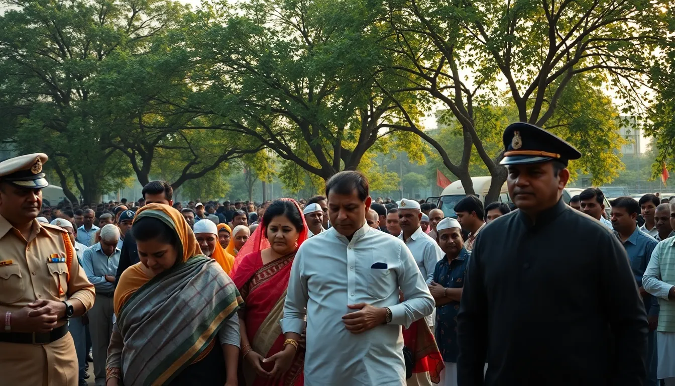 Former Gujarat Chief Minister Vijay Rupani's Last Rites Held in Rajkot