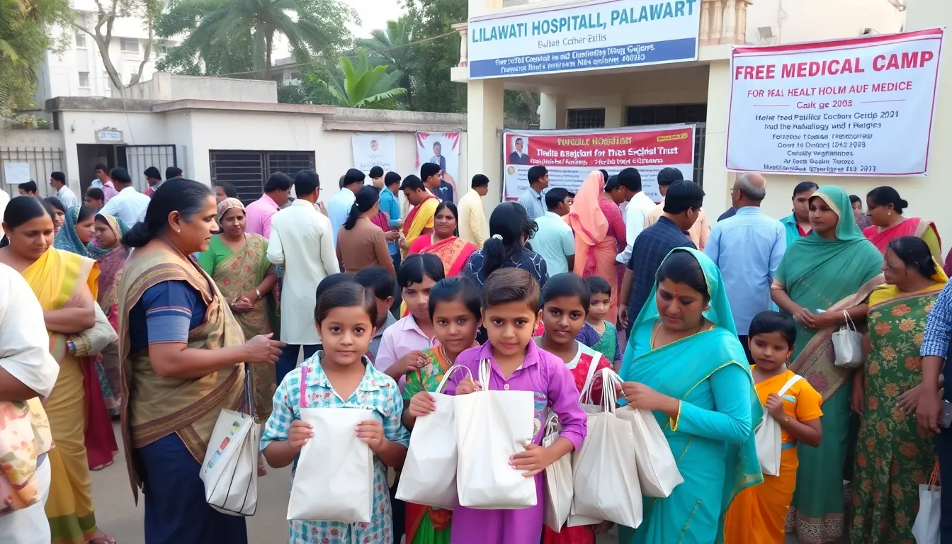 Free Medical Camp Held at Lilavati Hospital in Palanpur