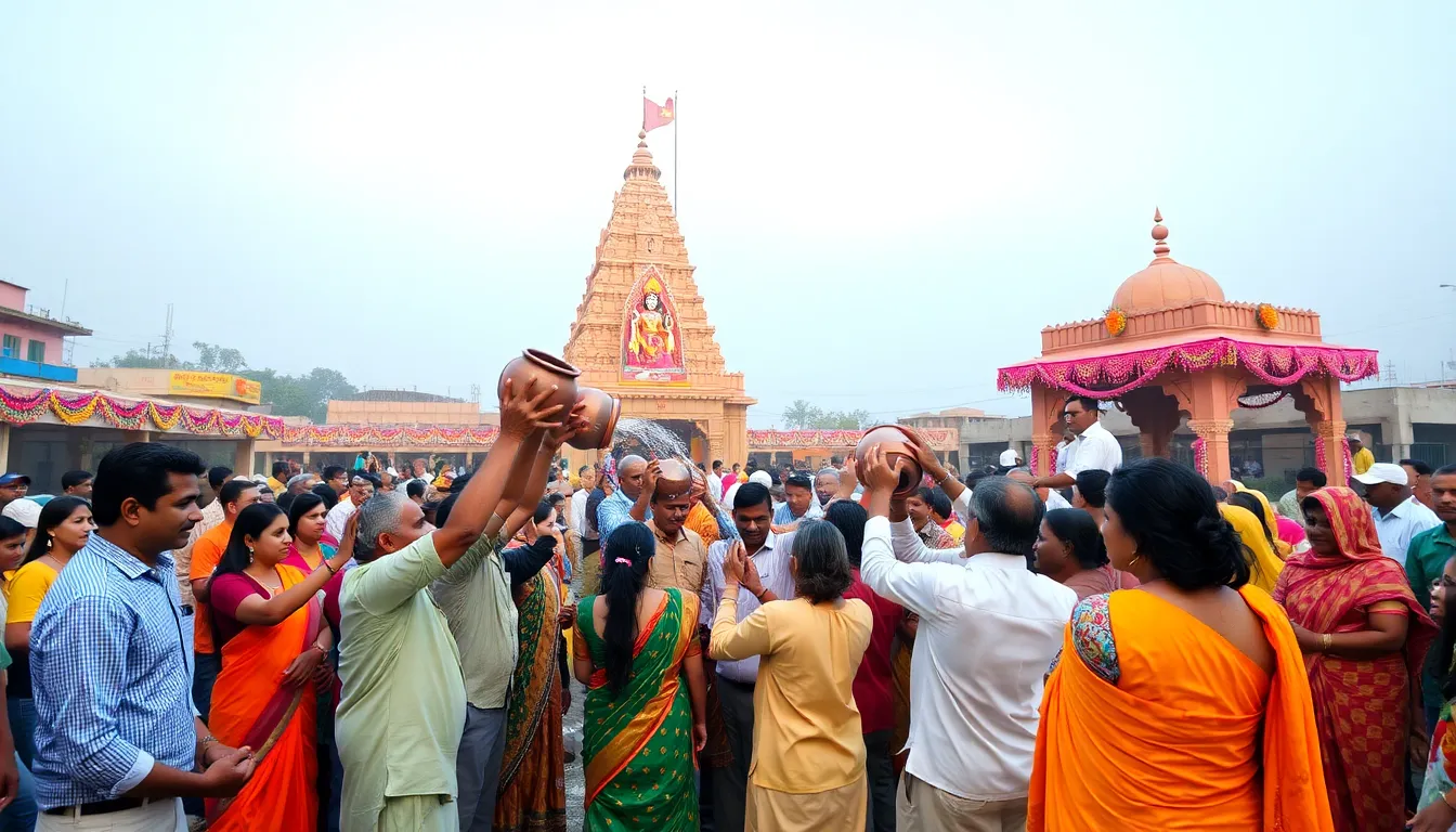 Grand Celebration of Snan Purnima at Bharuch's Jagannath Temple