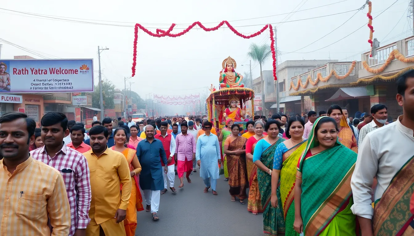 Grand Mamera Procession Held in West Ahmedabad Ahead of Lord Jagannathji's 148th Rath Yatra