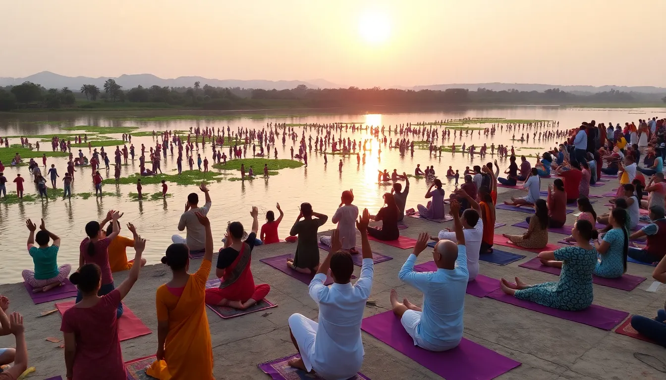 Gujarat Celebrates International Yoga Day at 339 Amrut Sarovars