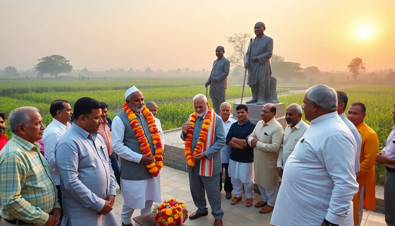 Gujarat Chief Minister Pays Tribute to Sardar Patel in Bardoli