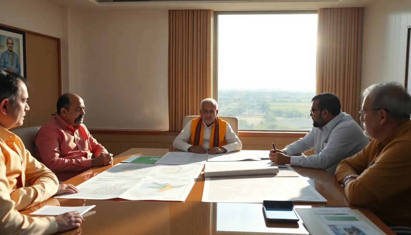 Gujarat Chief Minister Reviews Major Development Projects