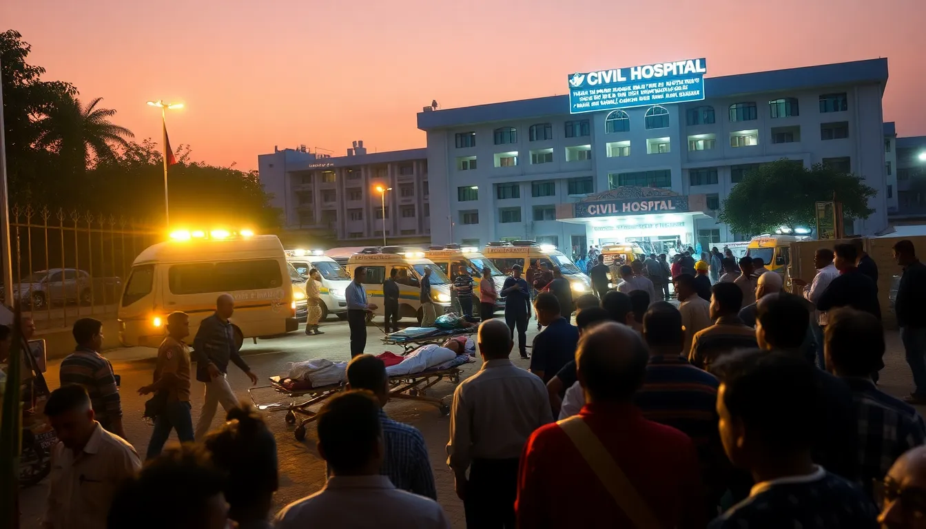 Gujarat Government Launches Disaster Management Efforts After Plane Crash