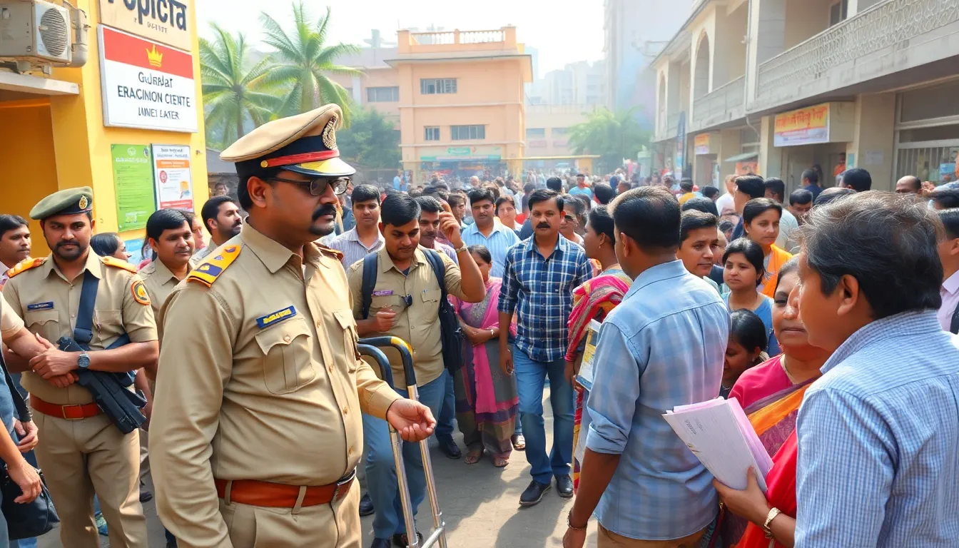 Gujarat Police Recruitment Exam Sees 95.80% Attendance
