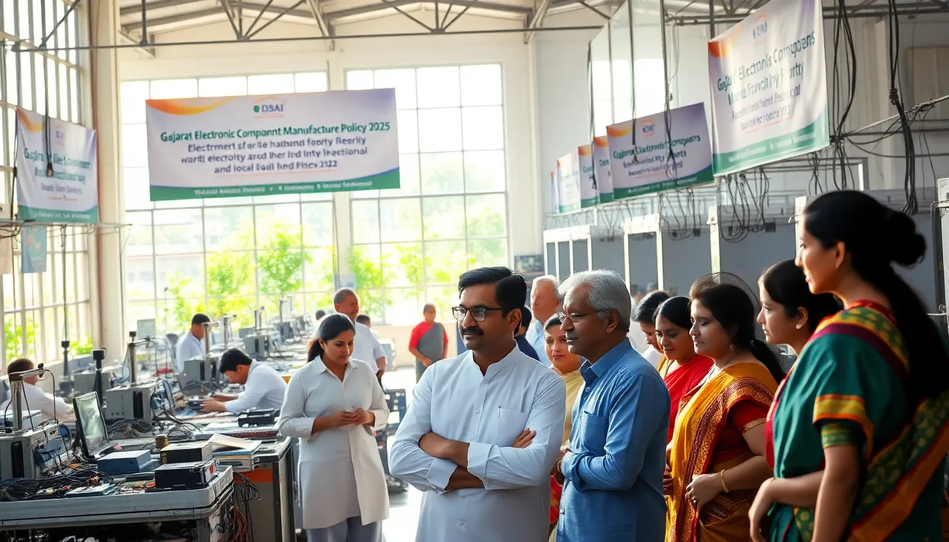 Gujarat Unveils Electronics Component Manufacturing Policy 2025