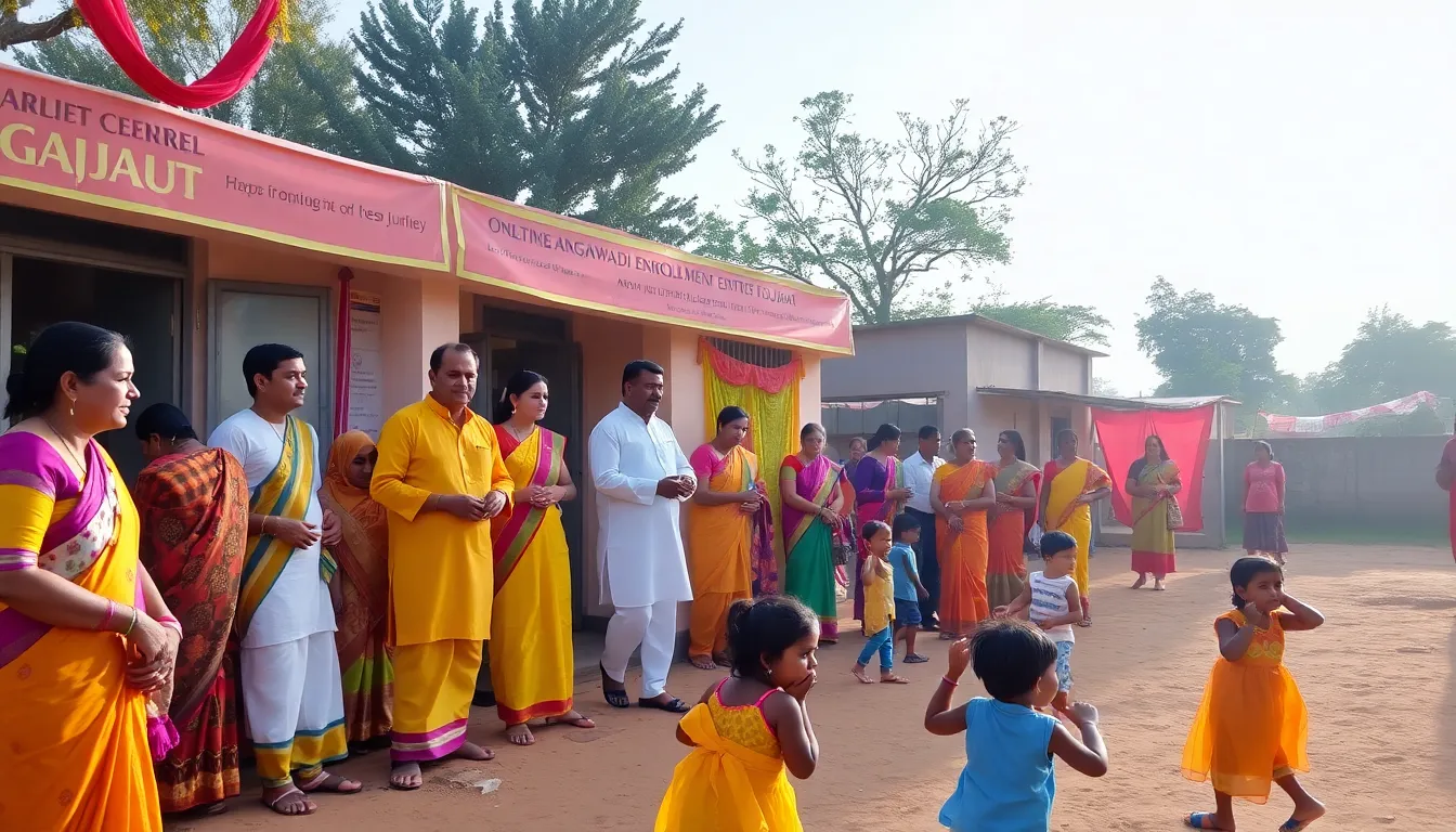 Gujarat's Anganwadi Enrollment Festival Enrolls Over 1.5 Lakh Children