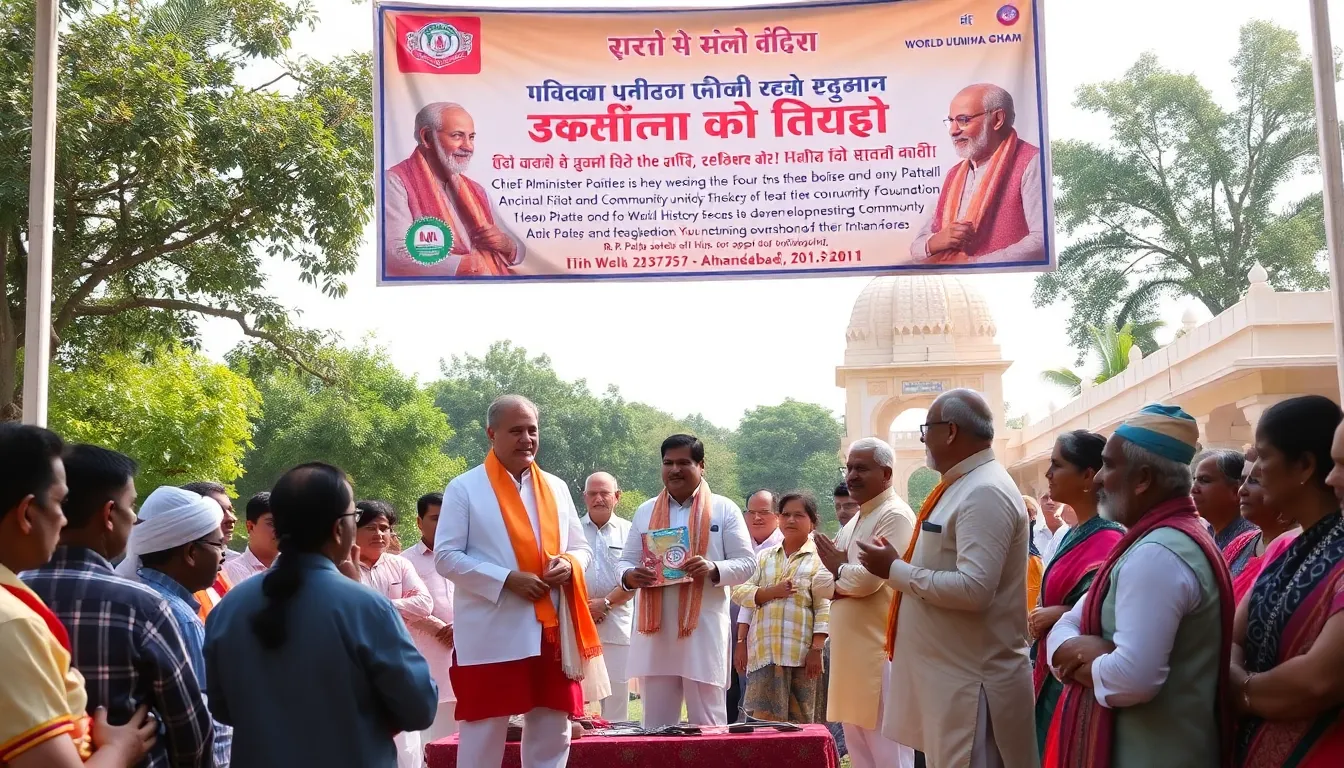 Gujarat's Chief Minister Unveils 'Sonani Hatdi' Book at Umiya Dham