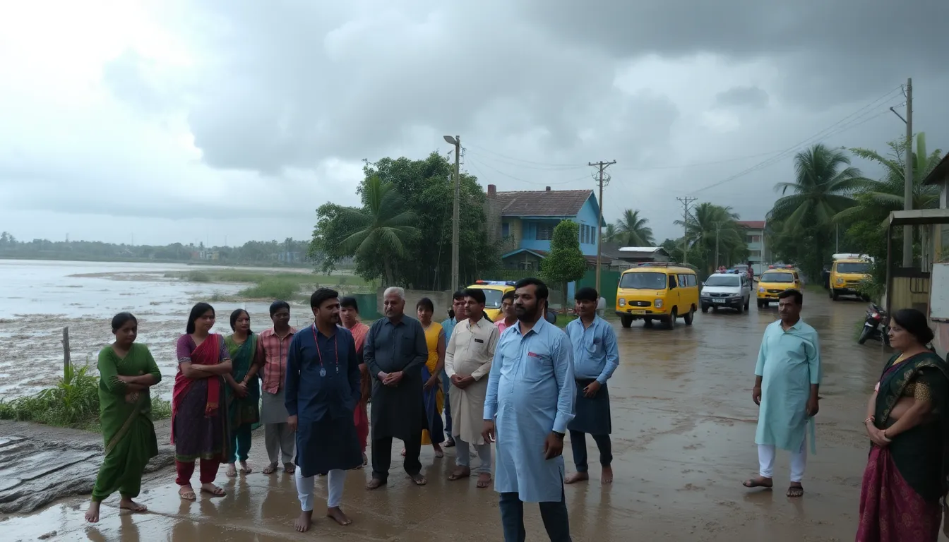 Heavy Rain Forces School Closure in Bhavnagar