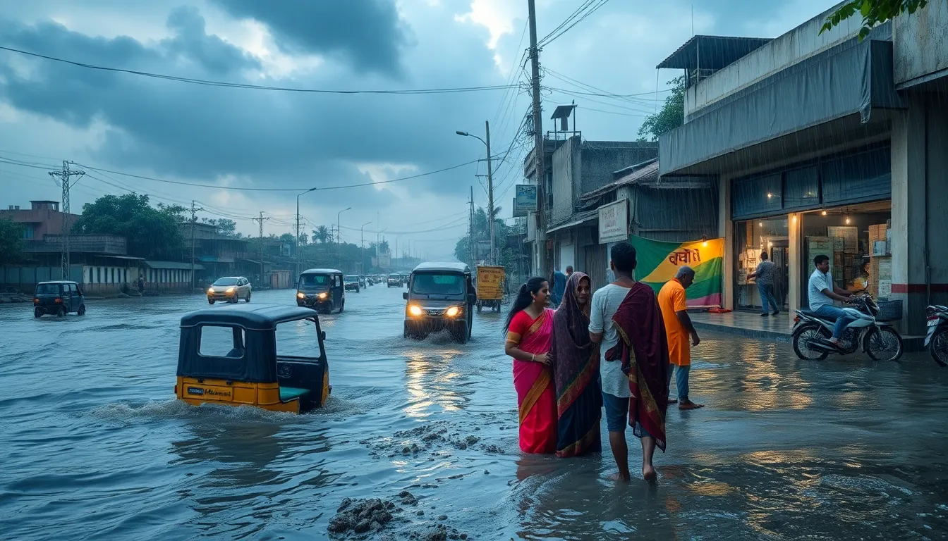 Heavy Rainfall in Surat: Yellow and Orange Alerts Issued Across Gujarat
