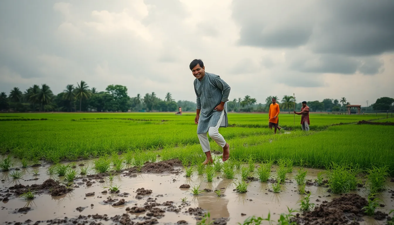 Heavy Rains Bring Relief to Farmers in Gujarat