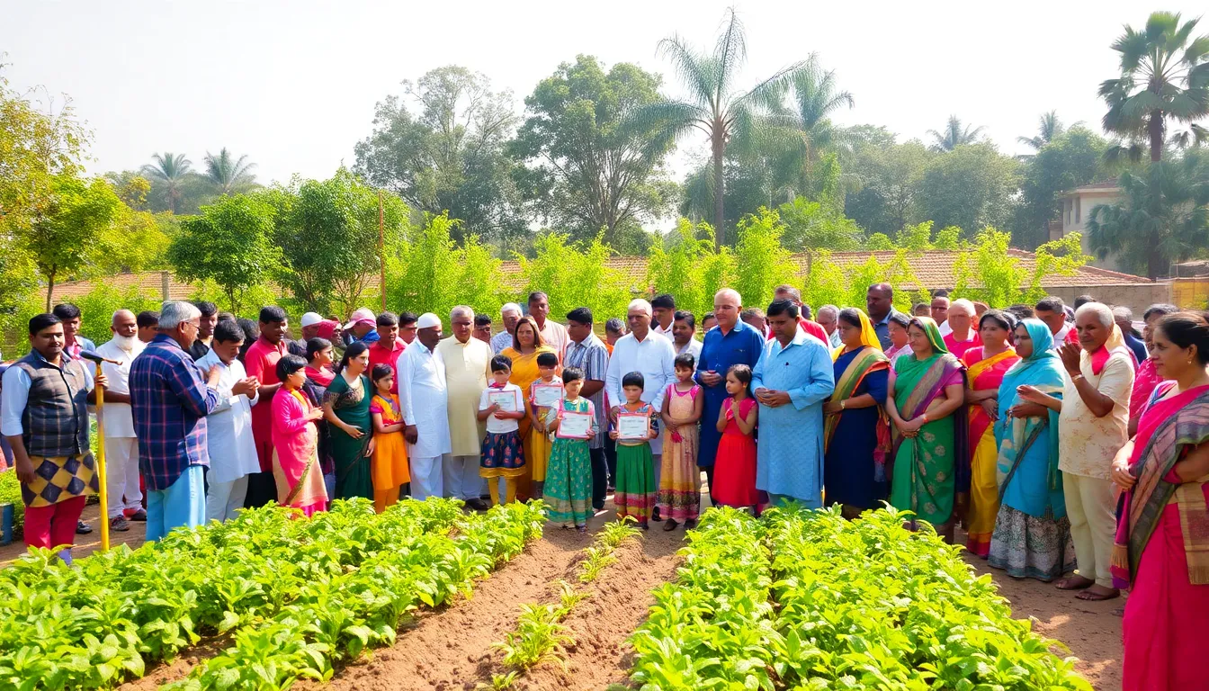 Inauguration of Savaliya Family Farm in Nikol