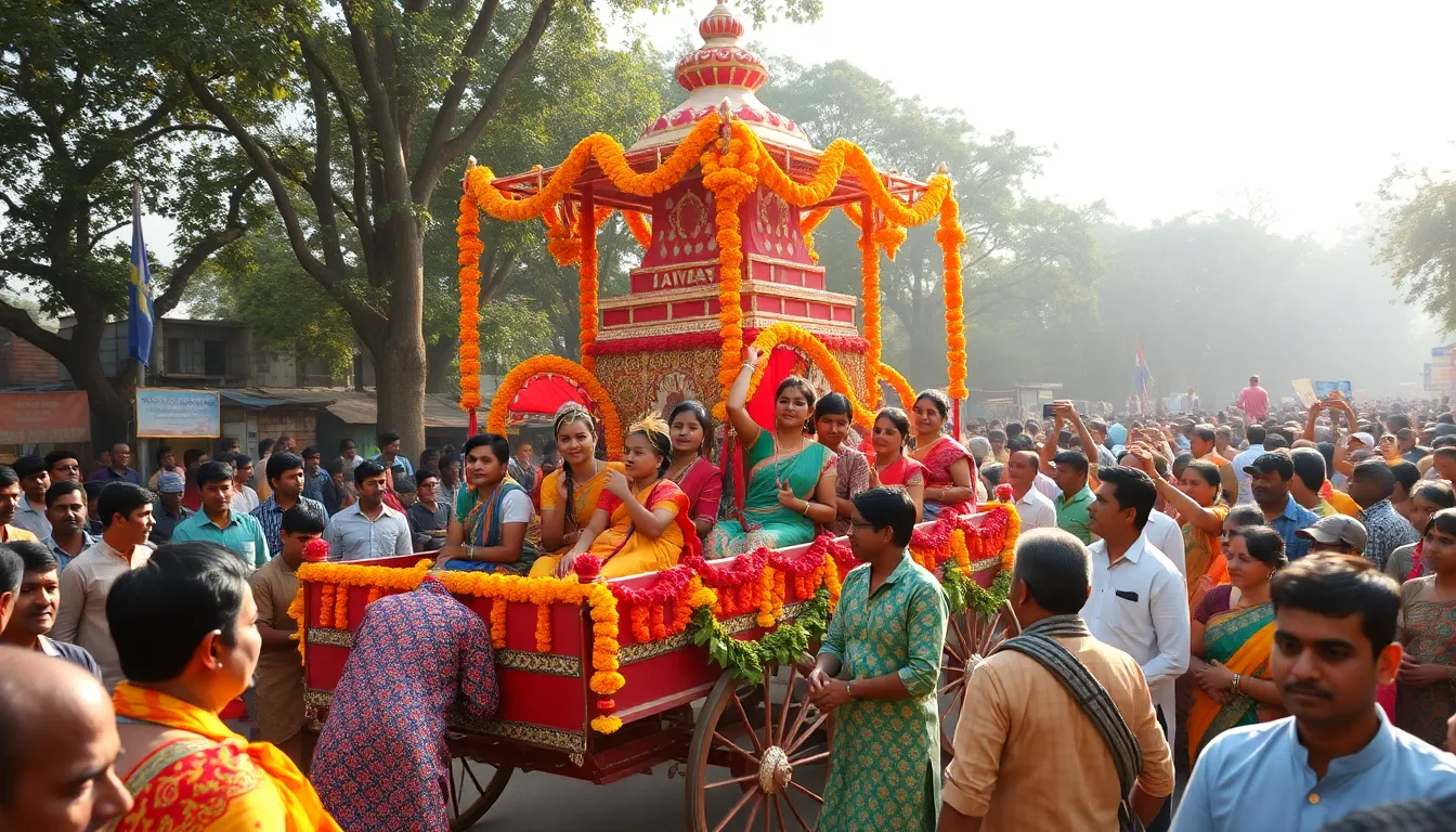 Inclusion and Celebration: Ahmedabad's Rathyatra Features Special Needs Students