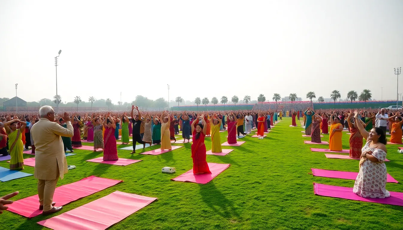 International Yoga Day Celebrated in Bhavnagar