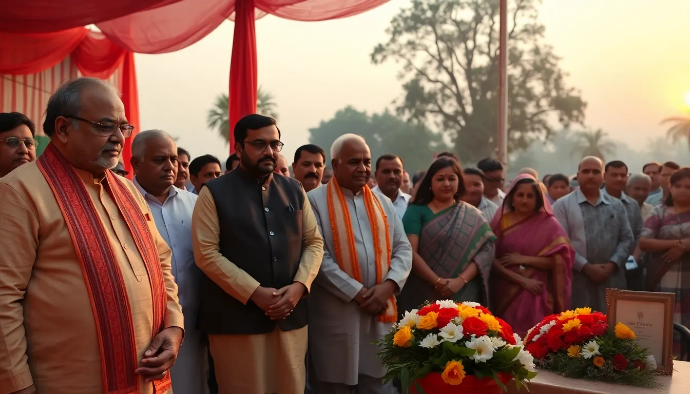 JP Nadda Pays Tribute to Former CM Vijay Rupani