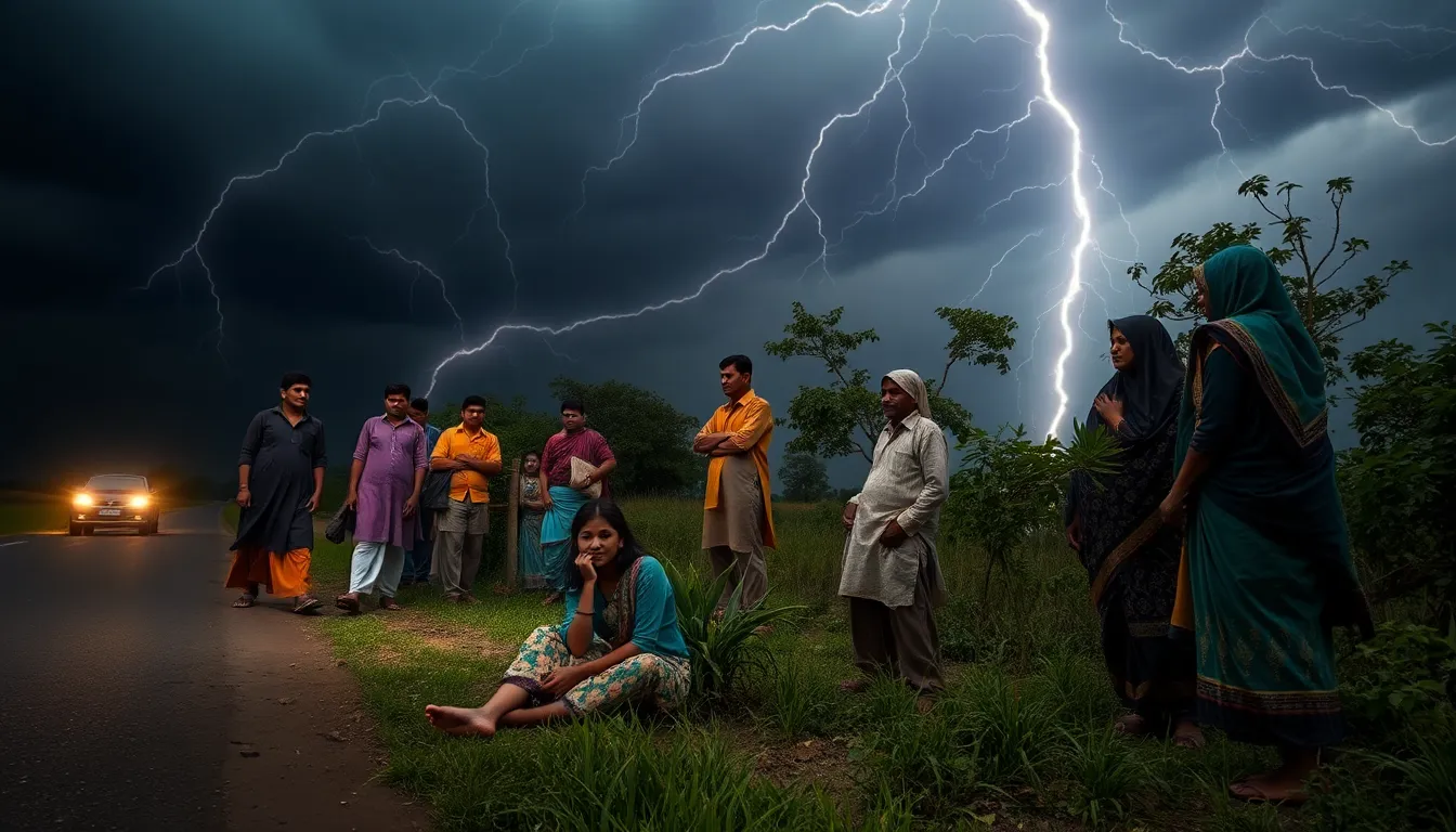 Lightning Strikes in Dhanpur Taluka: A Young Girl Injured