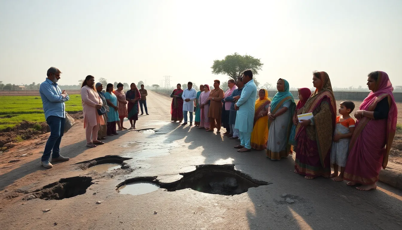 Local Residents Demand Repair of Jadia to Jhadi Shera Road