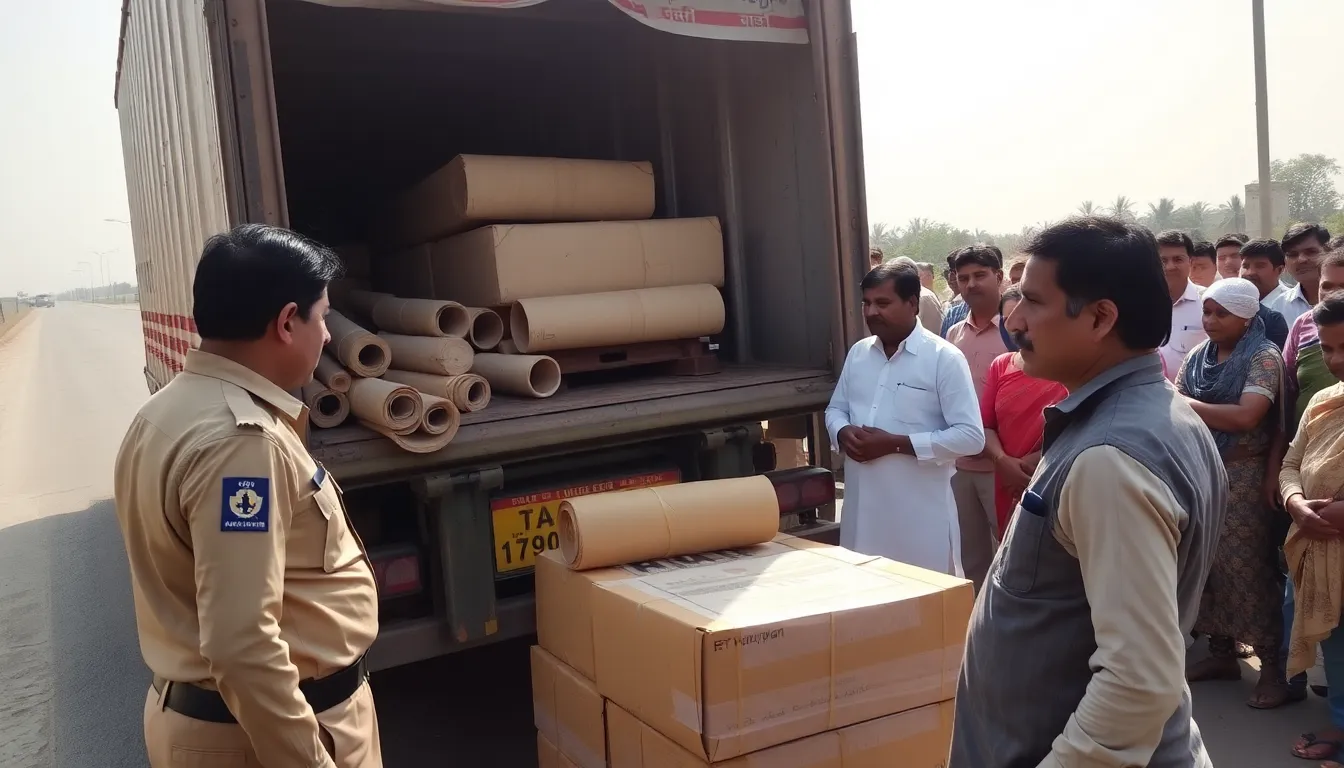 Major Seizure of Foreign Liquor in Himatnagar