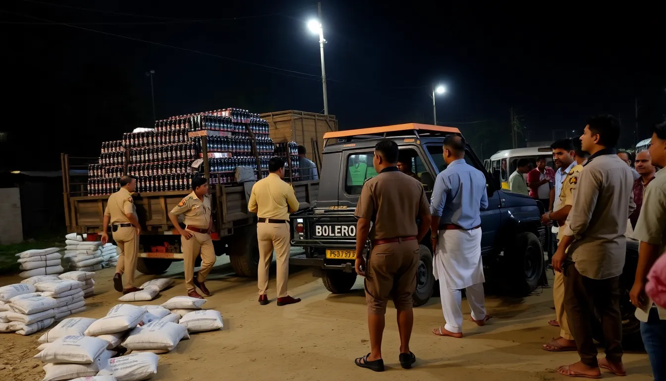 Massive Liquor Seizure in Porbandar: Over 11,000 Bottles Confiscated