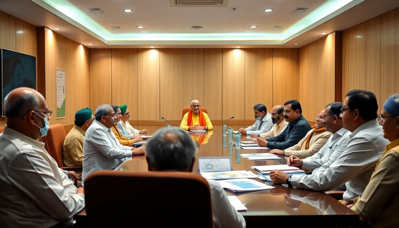 Minister Kanubhai Desai Leads Key Meeting in Gandhinagar