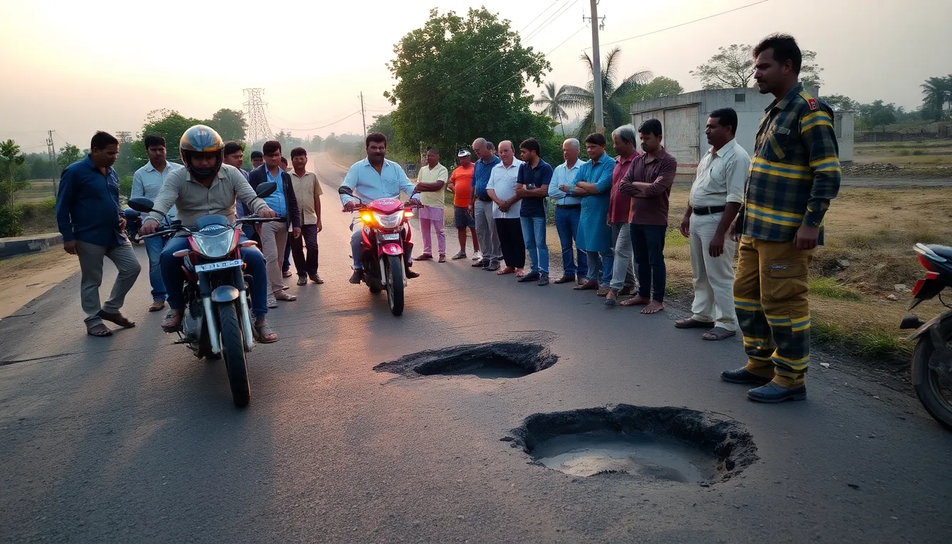Negligence in Pothole Repair Causes Accidents on Patan-Sihori Highway