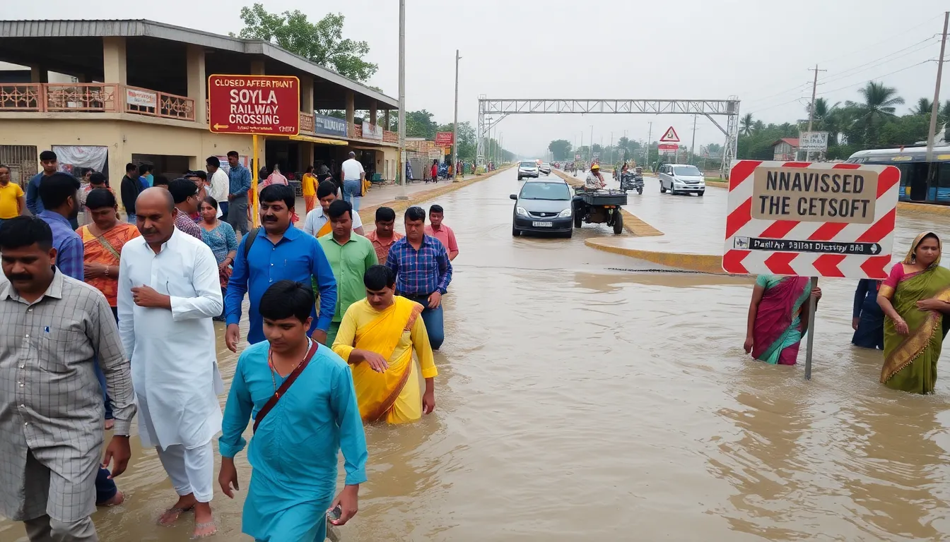 New Bhildi Railway Station Faces Flooding Issues