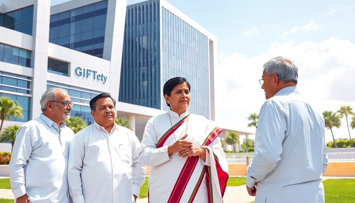 Nirmala Sitharaman Reviews Progress at GIFT IFSC in Gujarat