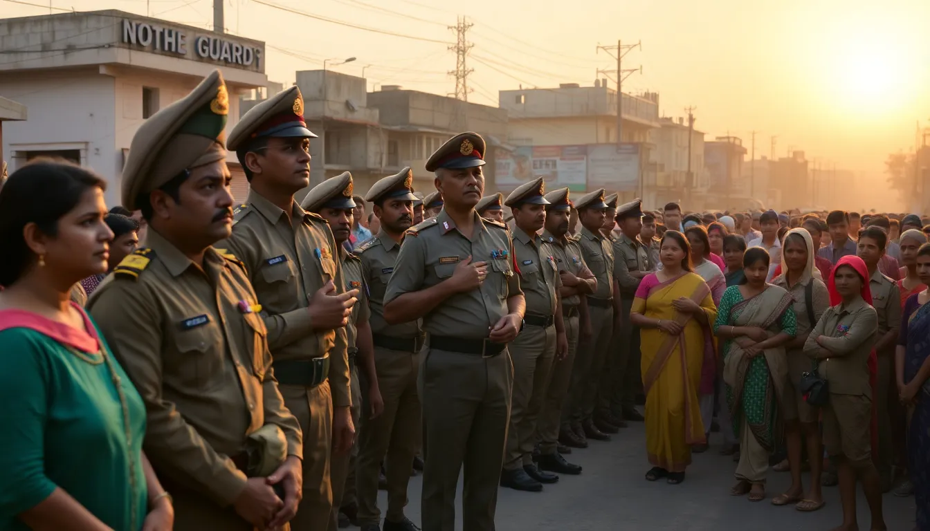 Palanpur Home Guard Pays Tribute to Plane Crash Victims