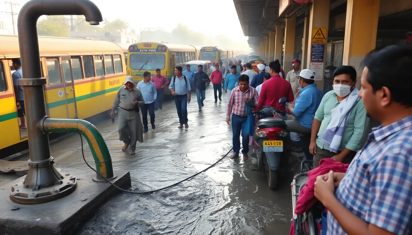Passengers Struggle with Filthy Conditions at Halol Bus Stand