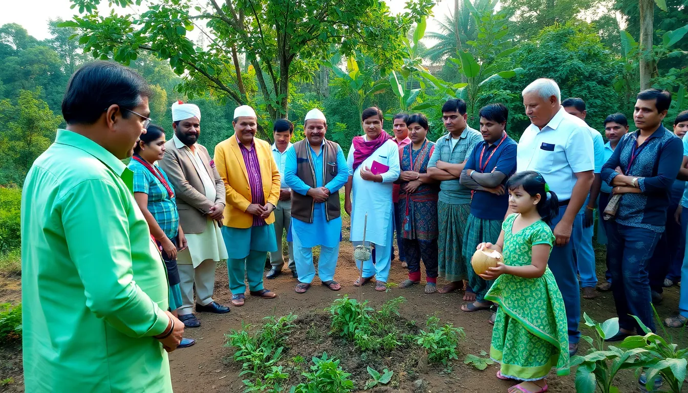 Patan Collector Visits Forest Cover in Sander Mukam