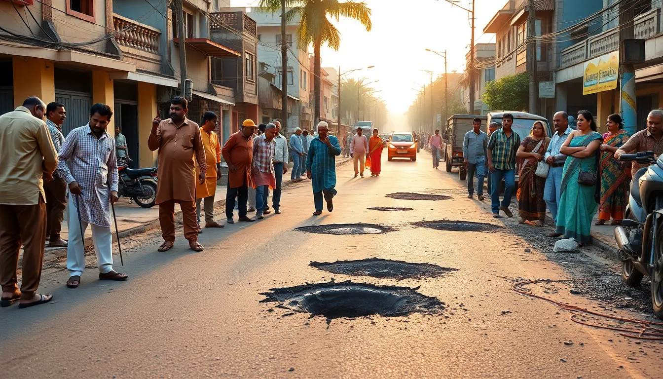 Patan Municipal President Orders Urgent Road Repairs