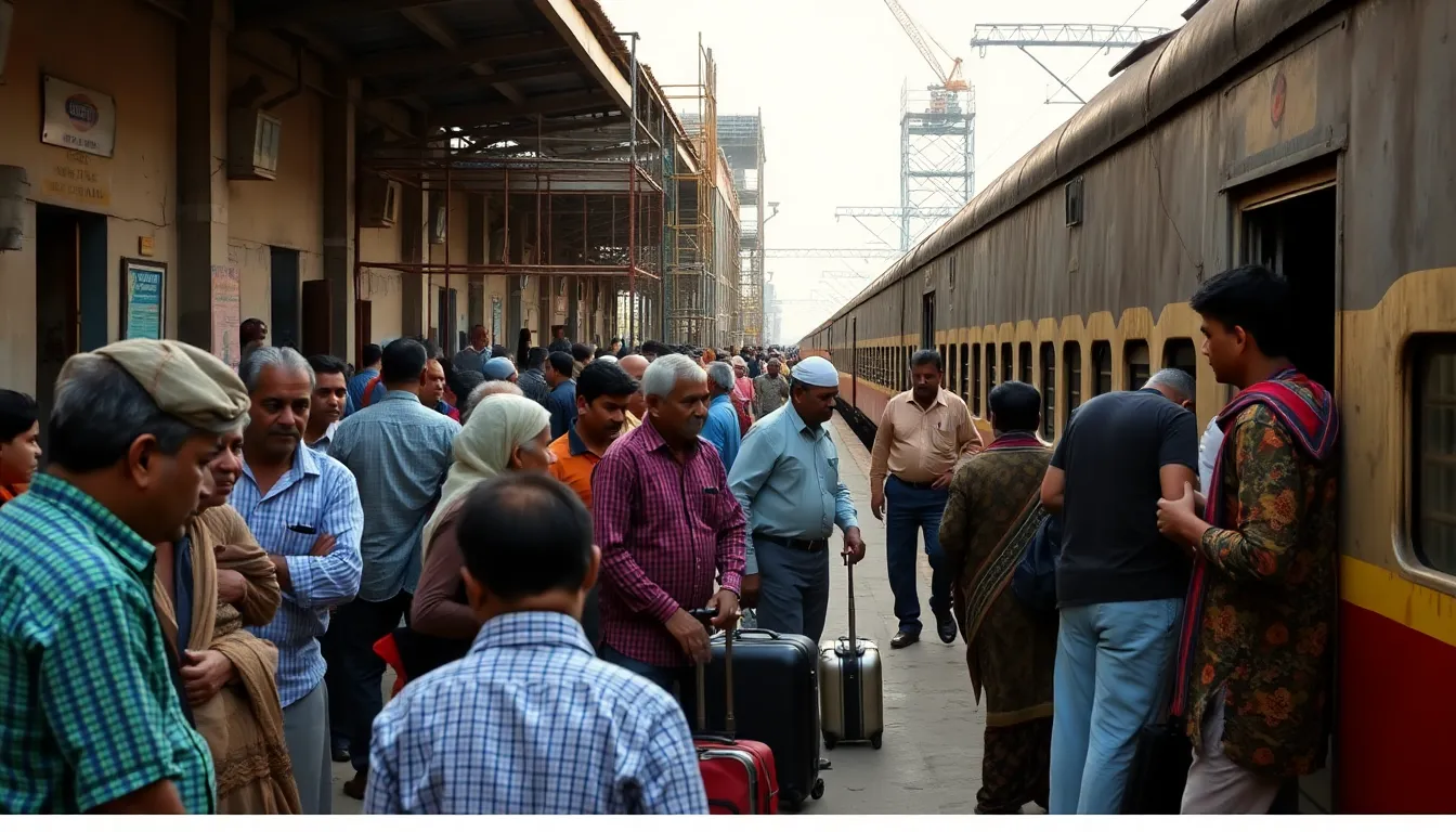 Patan Residents Demand Faster Renovation at Railway Station