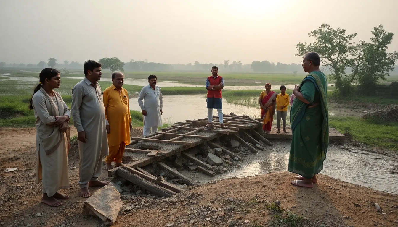 Pavijetpur's Bharaaj River Diversion Fails After Heavy Rain