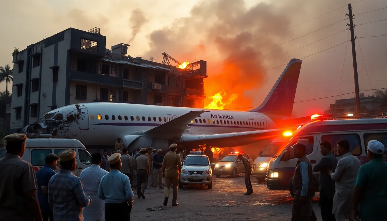 Plane Crash in Ahmedabad: Emergency Response and Coordination