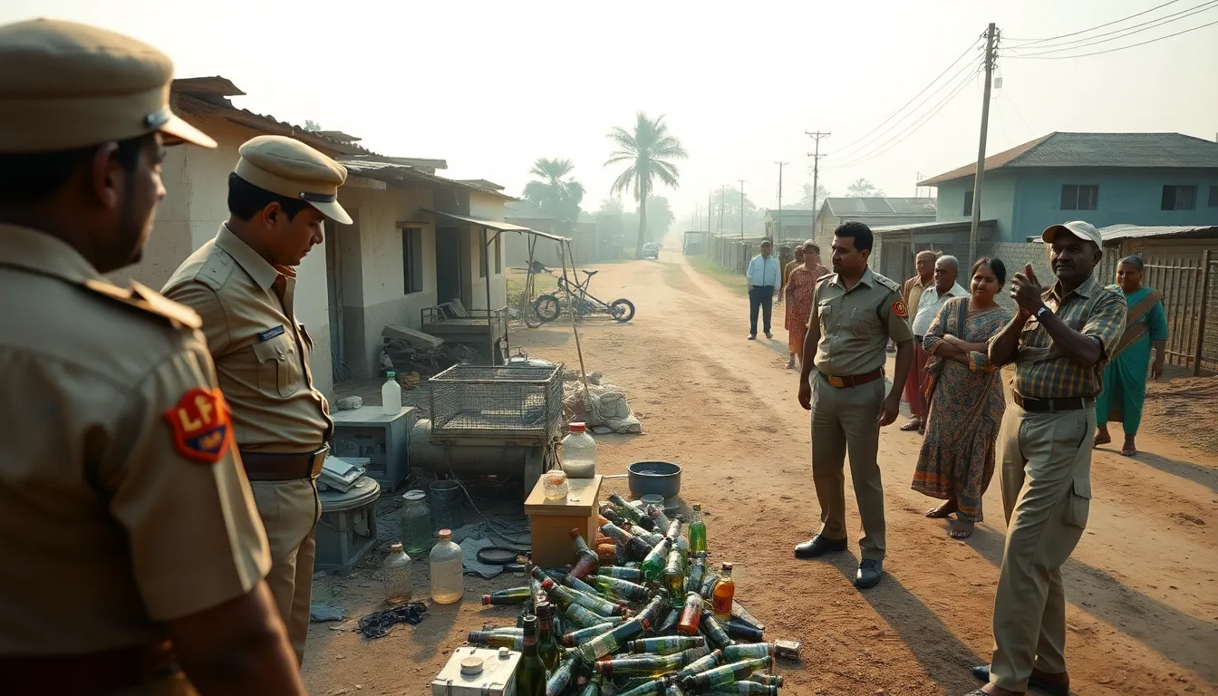 Police Raid Fake Liquor Factory in Jamnagar, Seizes Goods Worth ₹7 Lakh