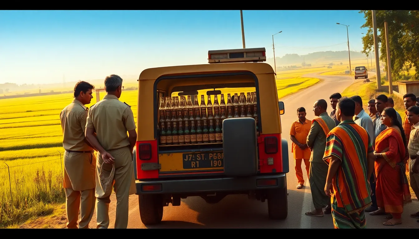 Police Seize Foreign Liquor in Sabarkantha; Three Arrested