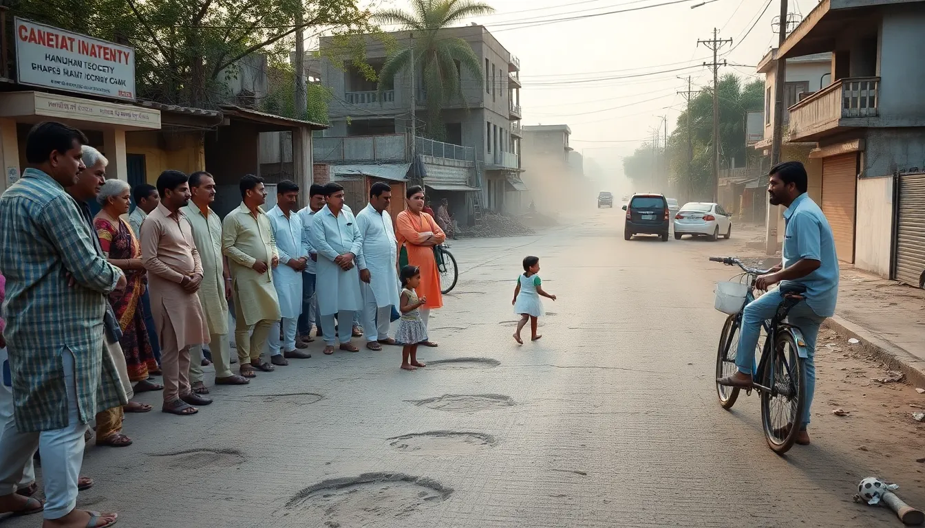 Residents Frustrated by Bumpy Road in Kadi