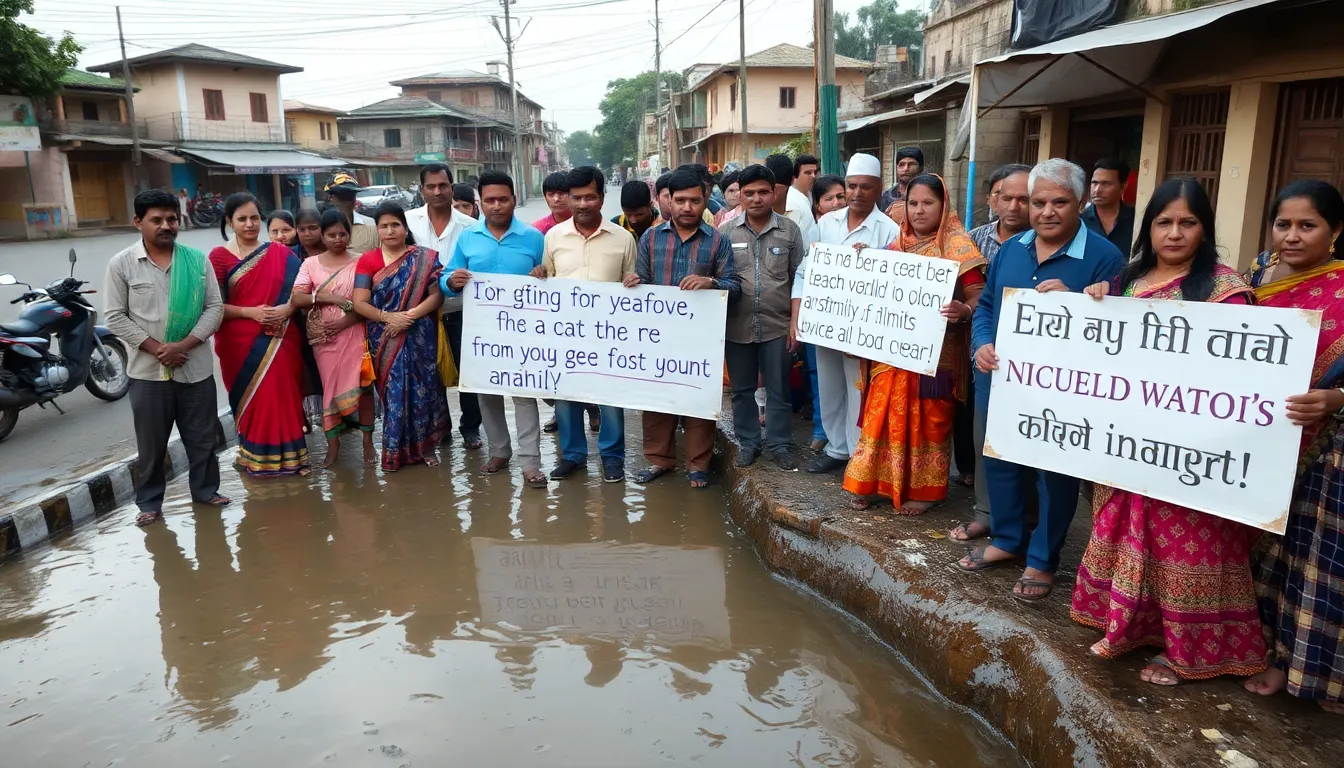 Residents of Patan Face Health Threat from Overflowing Sewers