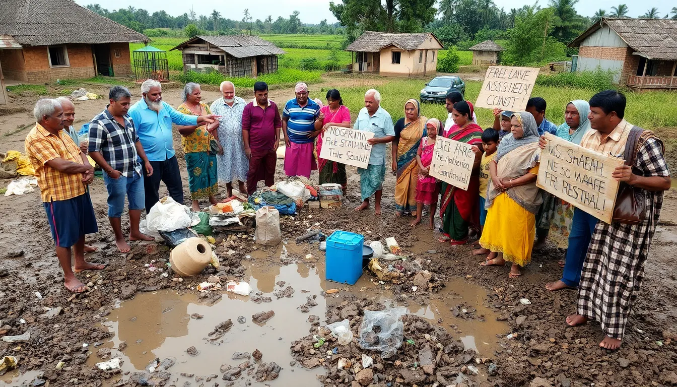 Residents of Vejalpur Demand Action Against Unclean Conditions