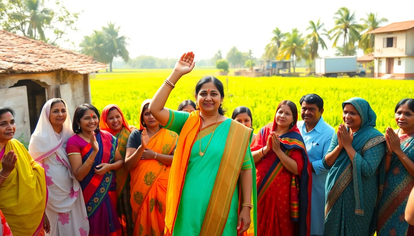 Rinaba Pushparajsinh Jhala's Grand Victory in Vadodara Gram Panchayat Elections