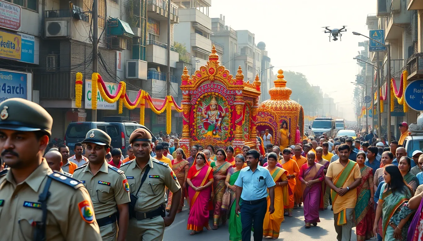 Security Forces Set for Jagannath Rath Yatra in Ahmedabad