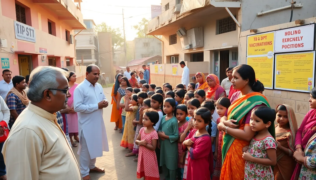 Statewide Vaccination Campaign for Td and DPT Launched in Unjha