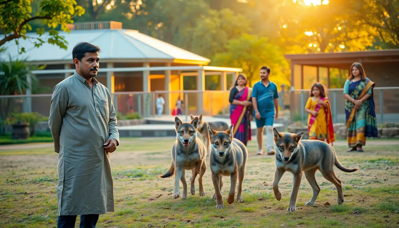 Success in Indian Grey Wolf Conservation at Junagadh's Sakkarbaug Zoo