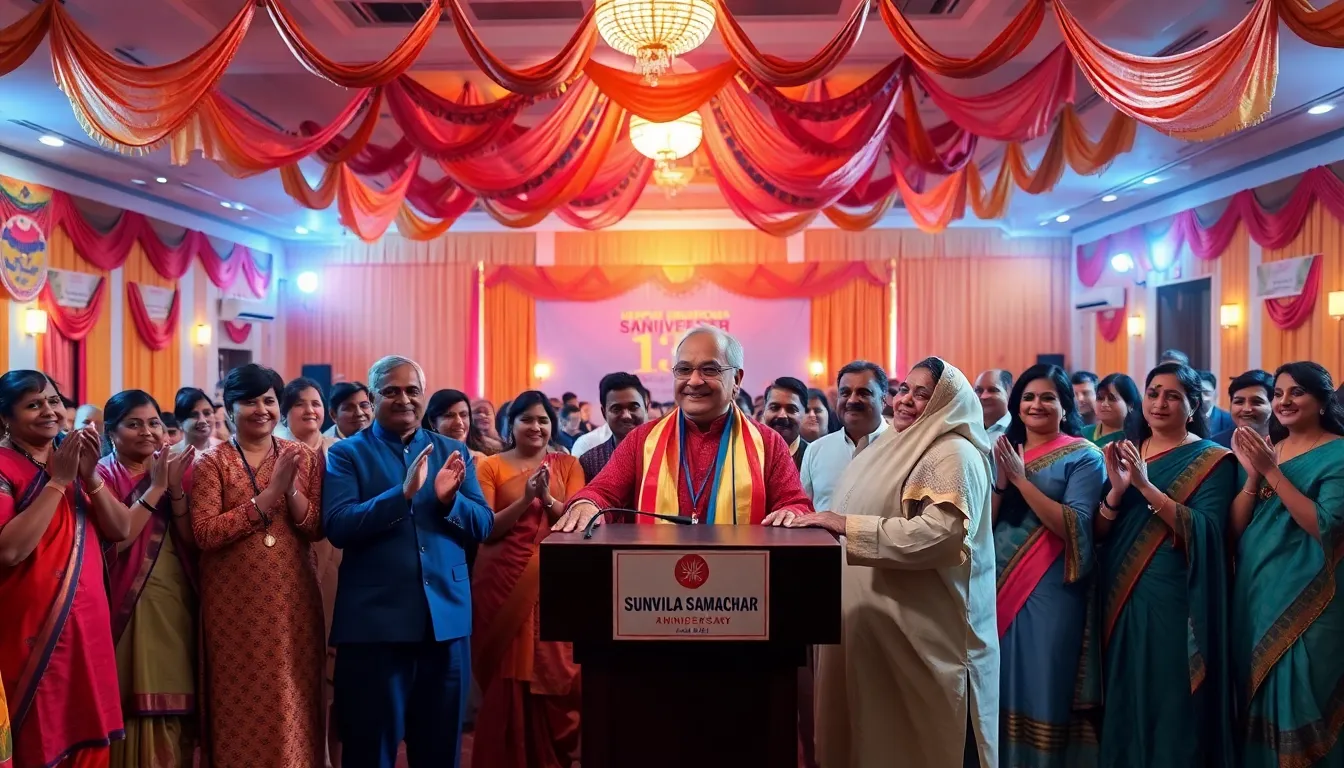 Sunvila Samachar Celebrates 13th Anniversary in Ahmedabad