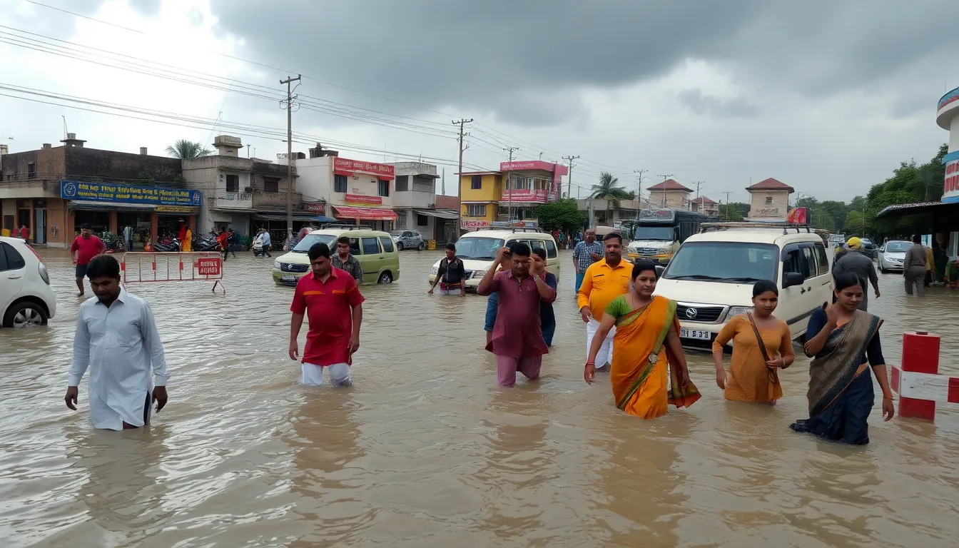 Surat Faces Heavy Flooding After Record Rainfall