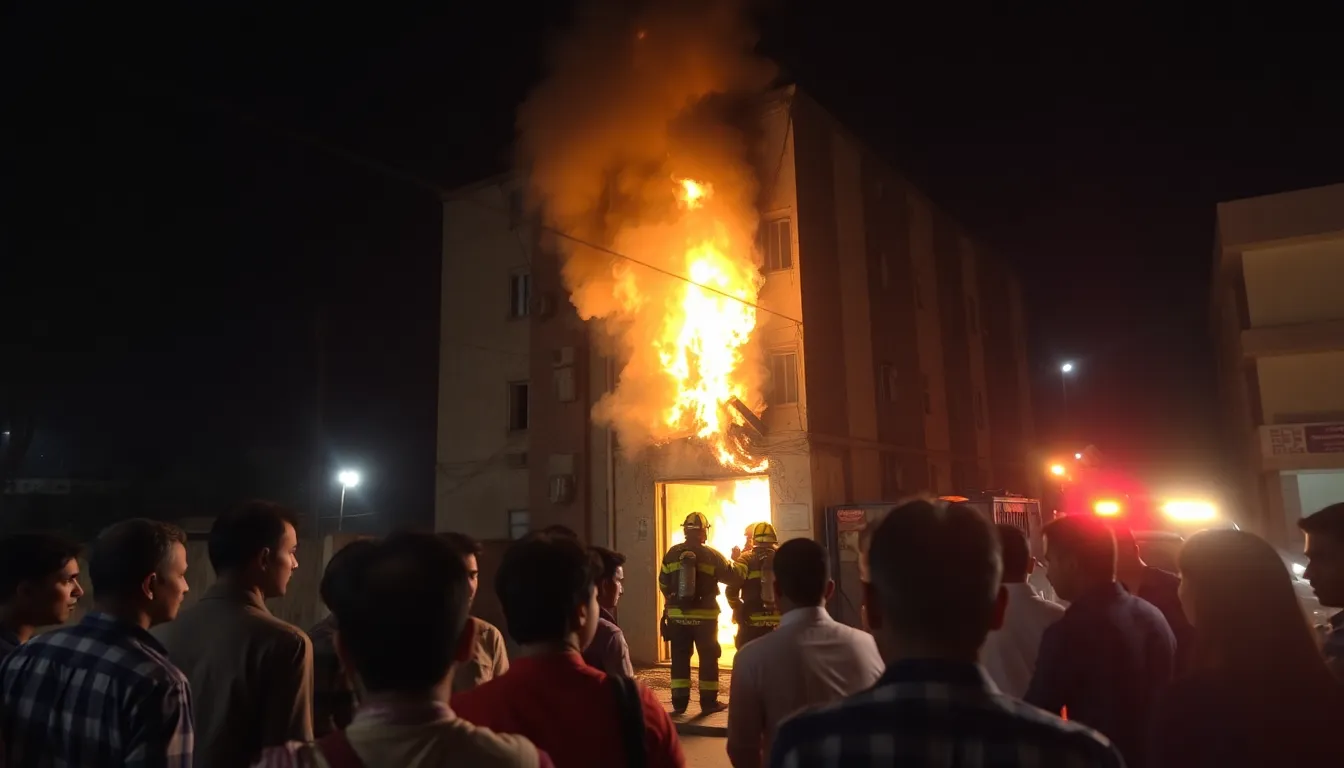 Suspicious Death of Bank Employee in Gandhinagar Fire Incident